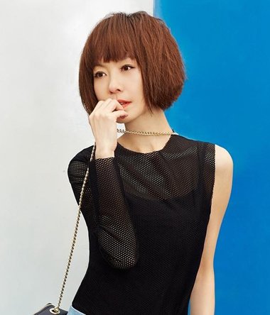 鲁豫短发写真大片古典又灵动 鲁豫40 女士减龄短发发型