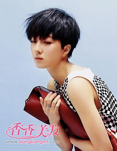 气质中性短发发型 百变帅气别致女人味(5)_女生