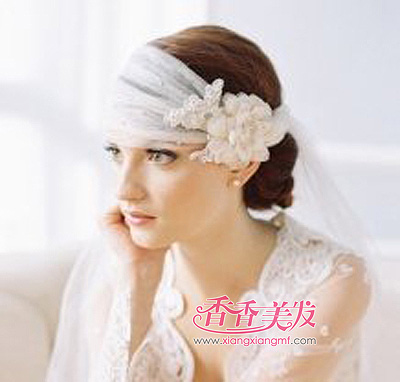 西式婚礼新娘发型 美艳吸睛超上镜(2)_西式婚礼