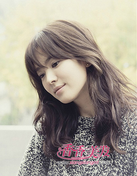 韩式空气刘海儿 搭配出精致小脸型_韩式刘海_