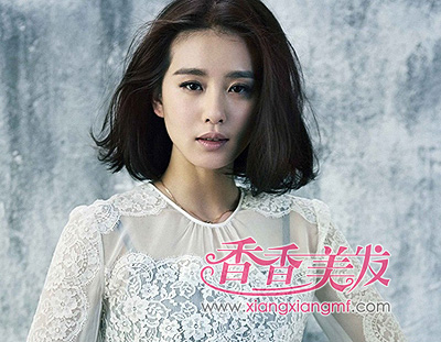 女星们最爱的短发烫发发型 时尚漂亮有气质图片