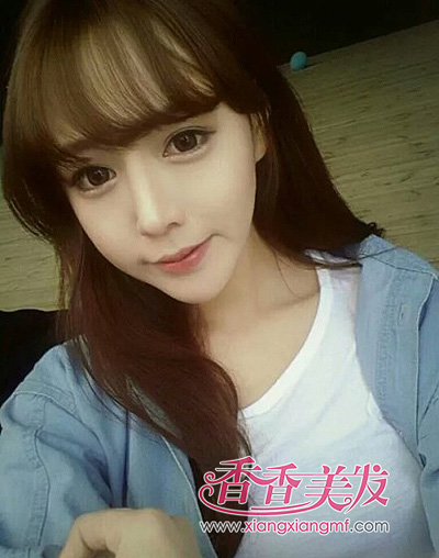 超IN空气刘海凹造型 韩系甜美发型典范(4)_空气