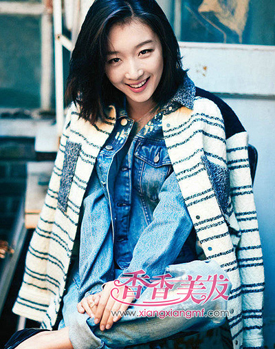 周冬雨短发大变身 清纯女生换妆时尚女魔头(3