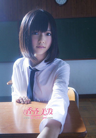 清新女学生短发发型 尽显唯美的小清新气质(5