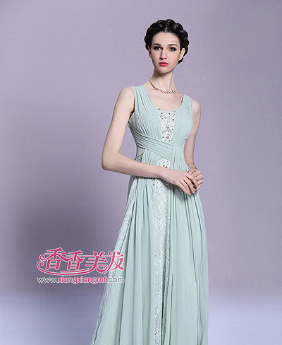 大气场Party高雅发型 助你年会闪亮全场_宴会