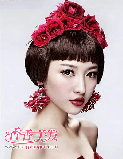 高端大气新娘发型 让你的婚礼更完美(2)_新娘发