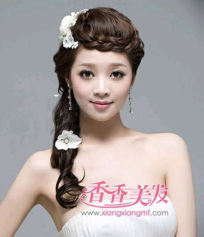 高端大气新娘发型 让你的婚礼更完美(4)_新娘发