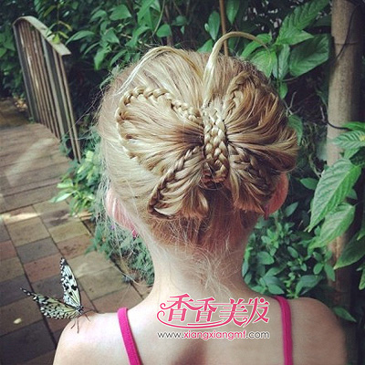 精美儿童编发发型 打造娇美小萝莉_儿童编发_