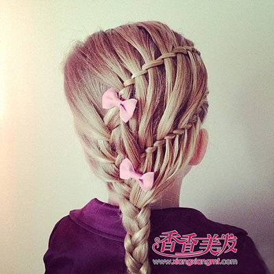 精美儿童编发发型 打造娇美小萝莉_儿童编发_