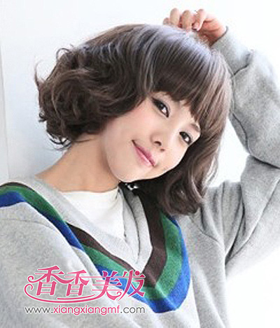 <em>2015梨花头发型</em>如何烫 学生梨花头发型(3)