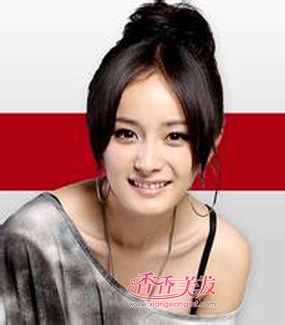 长脸窄额头明星适合的发型 女生长脸窄额头适合什么发型