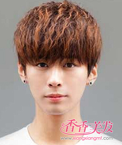 男生自然卷学生发型 男生学生易打理短发发型