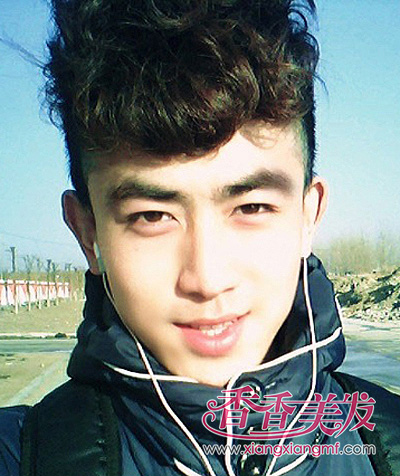 男生自然卷学生发型 男生学生易打理短发发型