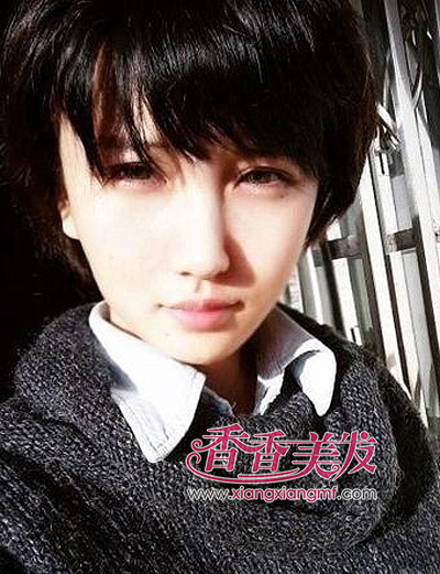 2015短发最新发型 女生长脸中短发发型图片