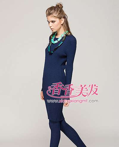 职场短发盘发 中式简单短发适合职场盘发(2)