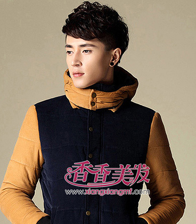 2015潮男烫<em>小卷发型</em> <em>男生</em>自来<em>小卷发型</em>图片