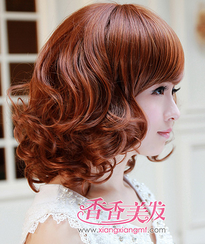 短发小卷发发型图片 小卷烫短发发型