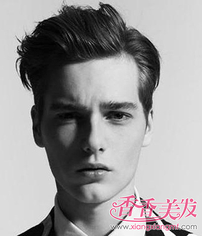 后梳式欧美发型男 欧美男发型图片