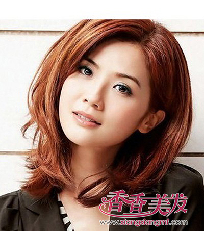 大饼脸适合什么中短发型 大饼脸的发型图片(4