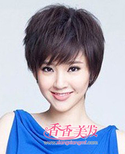 大饼脸短发型 大饼脸短发发型图片
