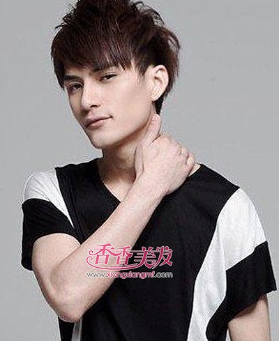 鹅蛋脸男生发型 男生鹅蛋脸适合的短发发型(3