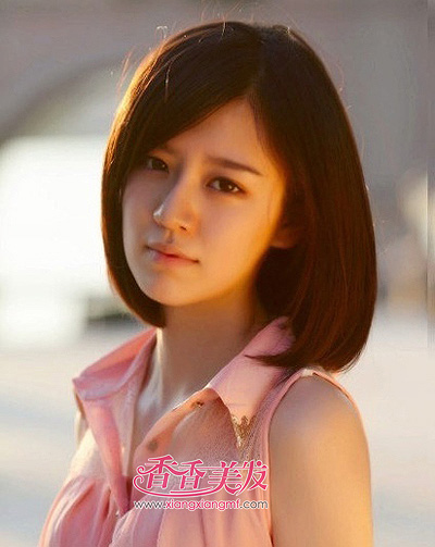 波波头该如何打扮的图片 波波头怎样穿衣服(4