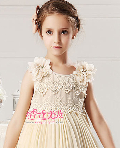 <em>儿童发型</em>女生<em>长发</em>扎发 香香公主<em>儿童发型图片</em>