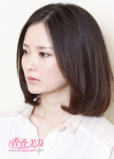 36岁大圆脸的女人适合的发型 中年女性大圆脸