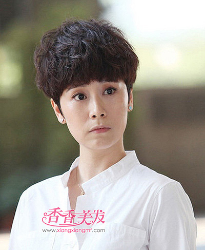 2015短发小卷发型 小卷短发发型图片大全(4)