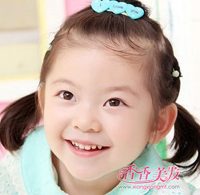 小女孩扎发方法 好看的儿童扎头发(3)