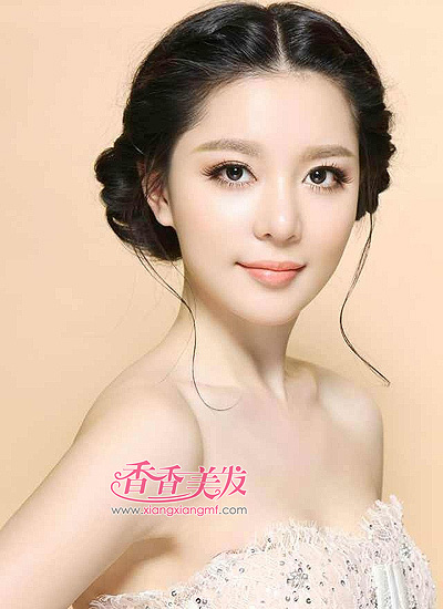 大饼脸妹妹怎么扎发 真人大饼脸适合扎发图片