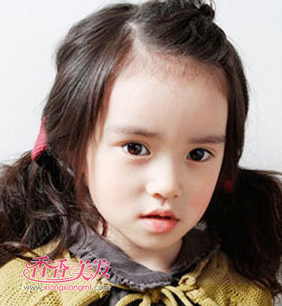 两岁女童发型 儿童发型图片女孩扎发大全(4)
