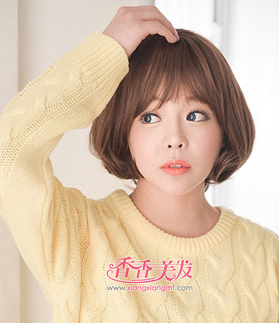 大圆脸适合剪梨花头吗 圆脸烫梨花头好看吗