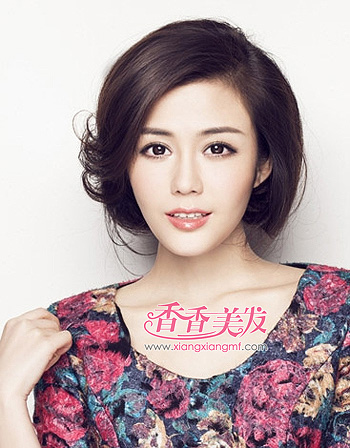 中老年盘发发型设计 中老年发型图片