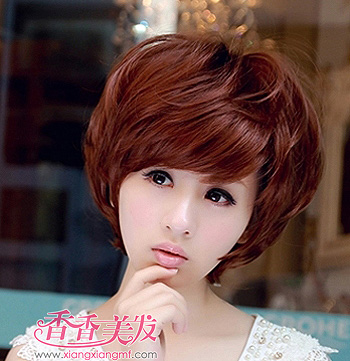 时尚纹理烫发型 女士沙宣纹理烫发型图(2)