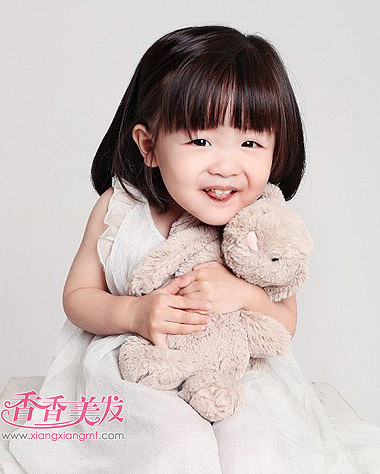女儿童短发发型图片 儿童发型设计