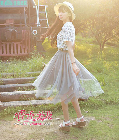 2015淑女<em>直发</em>发型 怎样<em>绑</em>淑女<em>头发</em>(3)