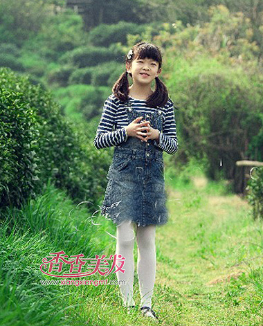 小孩如何绑出各种可爱发型 9岁女孩可爱发型(