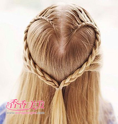 最简单的儿童编头发 小女孩编头发大全(3)