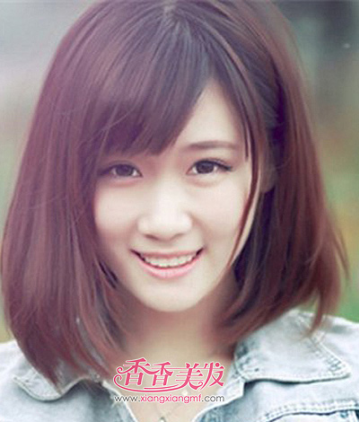 好看的圆脸女生短发发型 女生圆脸短发发型图
