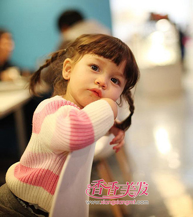 韩国儿童发型图片 儿童发型绑辫子步骤