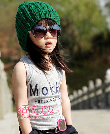 韩国<em>儿童发型</em>图片 <em>儿童发型绑辫子</em>步骤(3)