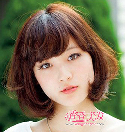 2015女生沙宣头纹理烫发发型 女生纹理烫短发