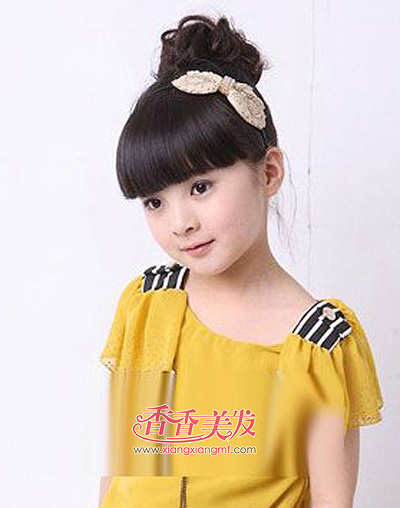 2015儿童发型怎么盘 儿童发型绑扎方法(4)