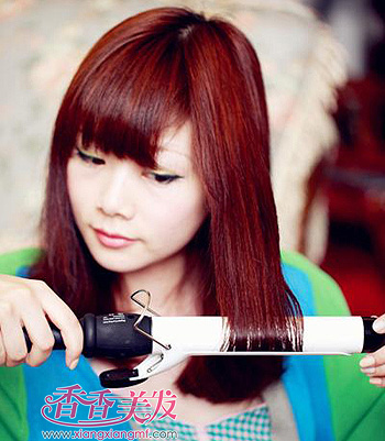 卷头发颜色样板 用卷发棒怎么卷头发(2)