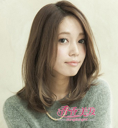 适合中年人大圆脸的短发发型 大圆脸短发设计