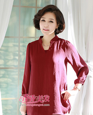 中老年留怎样的短发发型设计 中老年短发发型