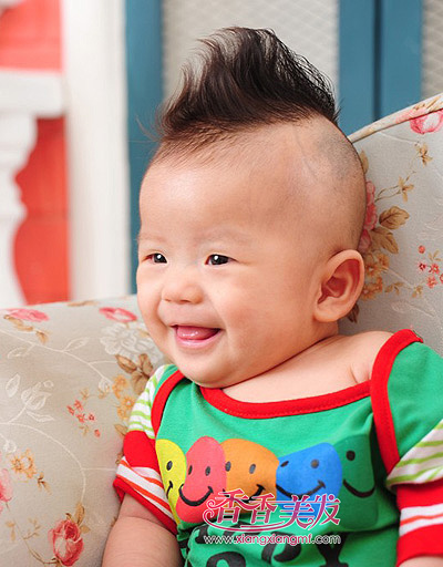 男宝宝流行发型有哪些 6个月男宝宝发型图片