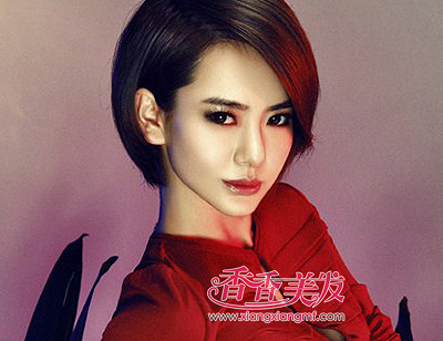 2015年长脸型适合的短发发型图片(4)