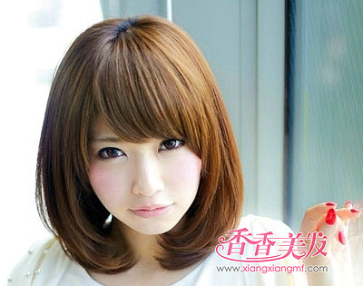 2015年长脸型适合的短发发型图片(3)